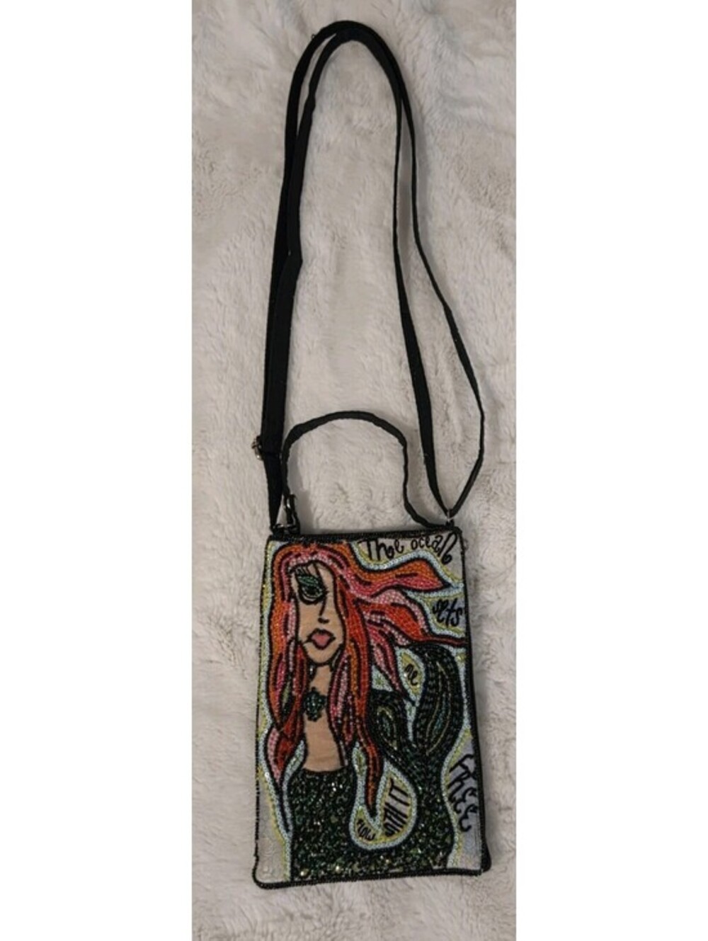 Bamboo Trading CompanyFree Flow Club Bag by Sarah Walters Mermaid Beaded Bag